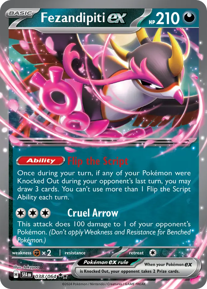 Fezandipiti ex - 038/64 - SV06.5: Shrouded Fable (Double rare) — SV: Shrouded Fable