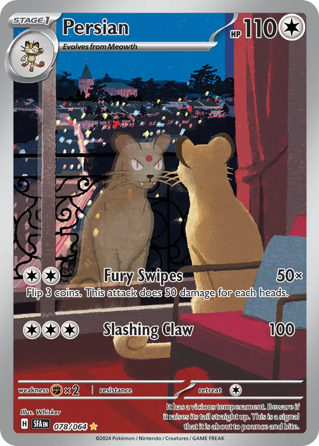 Persian - 078/64 - SV06.5: Shrouded Fable (Illustration rare) — SV: Shrouded Fable