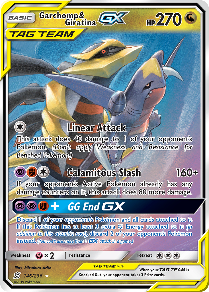 Garchomp & Giratina GX - SM - Unified Minds (SM11) — SM - Unified Minds