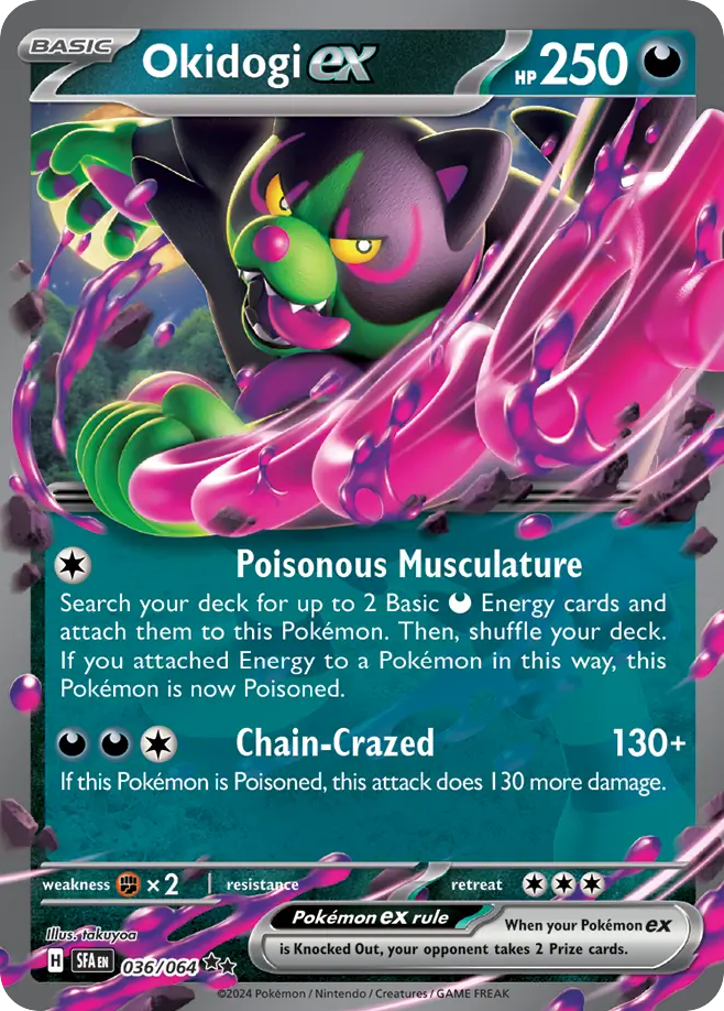 Okidogi ex - 036/64 - SV06.5: Shrouded Fable (Double rare) — SV: Shrouded Fable