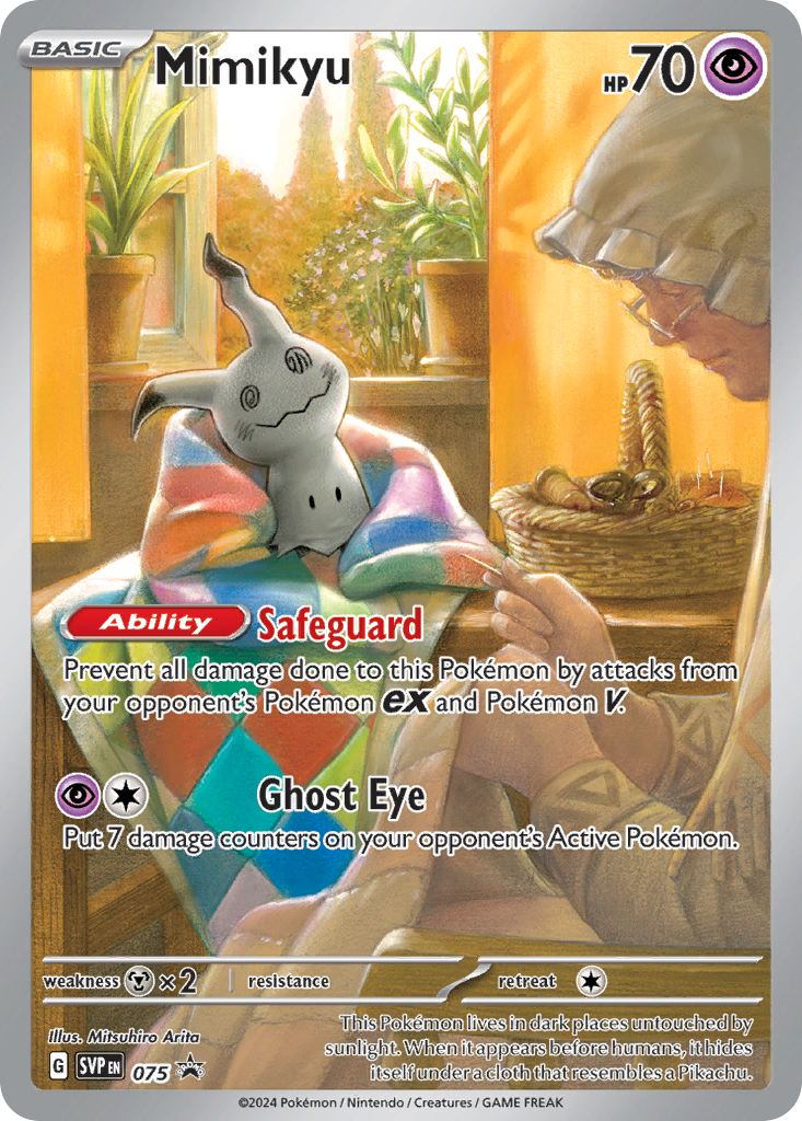 Mimikyu - 075/0 - SVP: SVP Black Star Promos (None) — SV: Scarlet & Violet Promo Cards