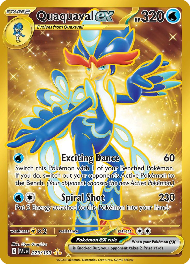 Quaquaval ex - 273/193 - SV02: Paldea Evolved (Hyper rare) — SV02: Paldea Evolved