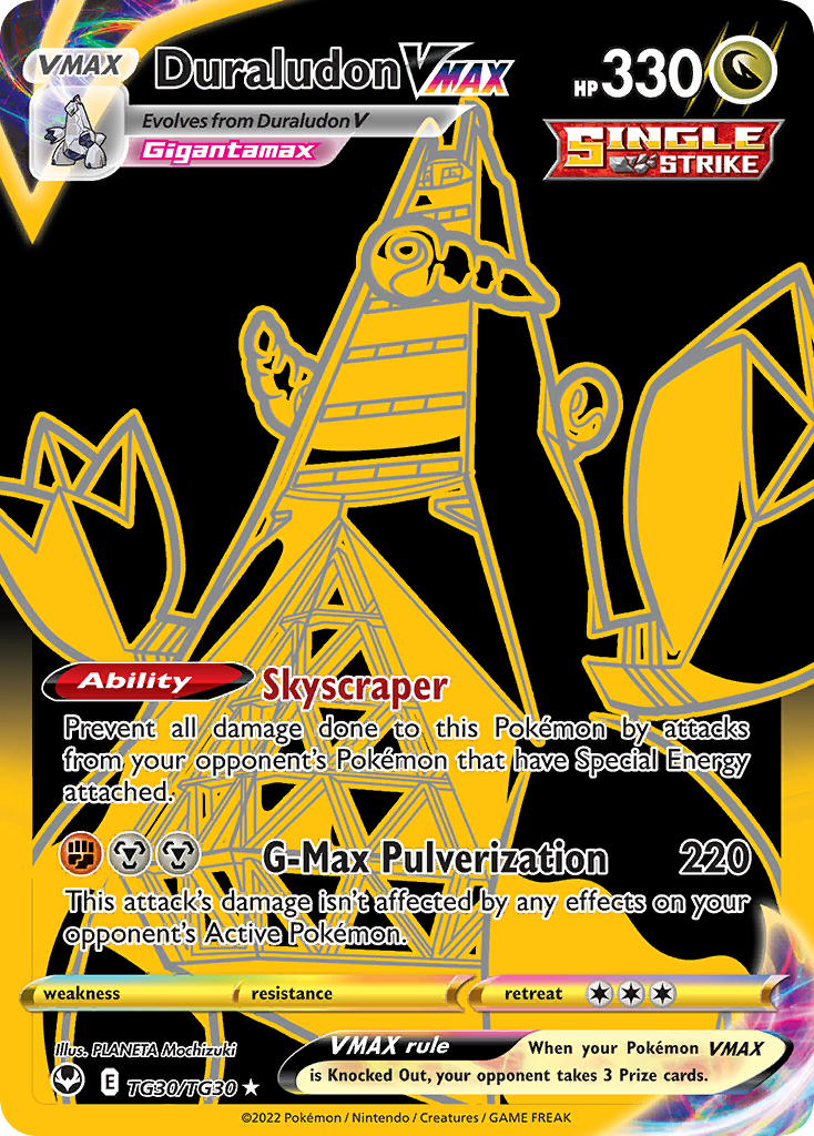 Duraludon VMAX - TG30/195 - SWSH12: Silver Tempest (Secret Rare) — SWSH12: Silver Tempest