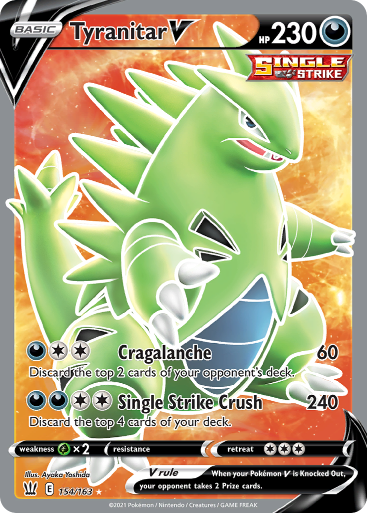 Tyranitar V (Full Art) - SWSH05: Battle Styles (SWSH05) — SWSH05: Battle Styles