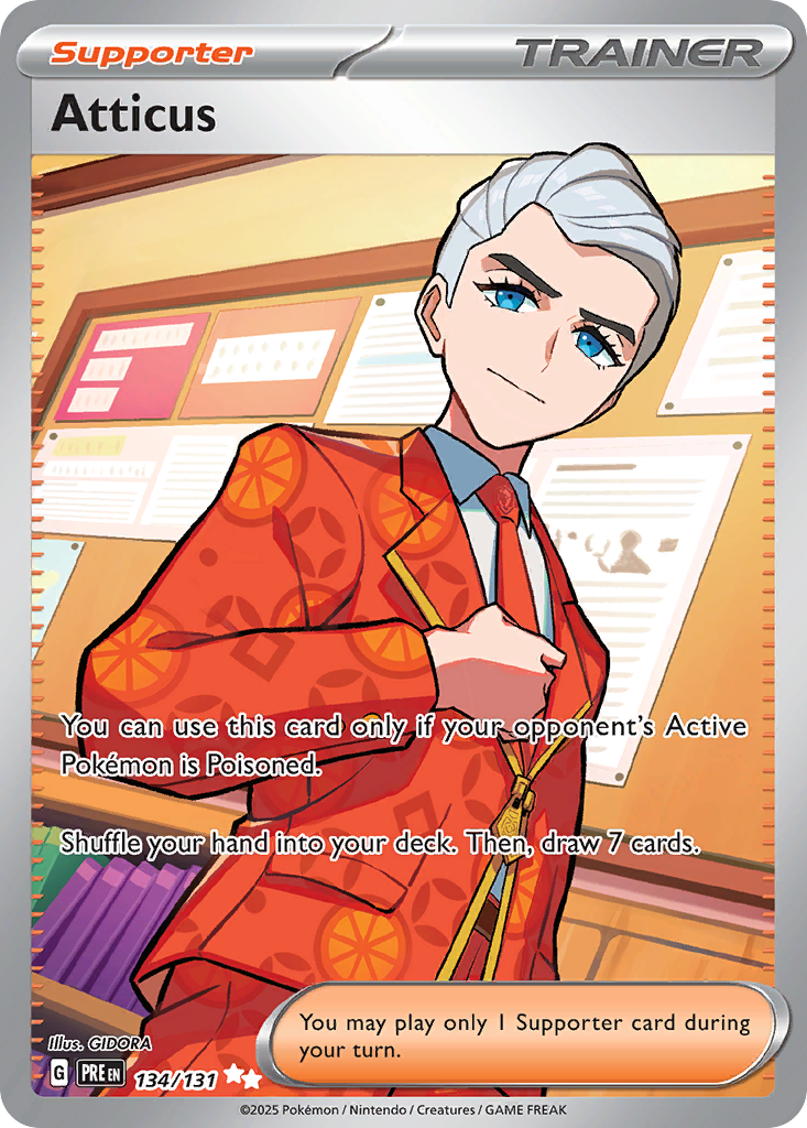 Atticus - 134/131 - SV08.5: Prismatic Evolutions (Ultra Rare) — SV: Prismatic Evolutions