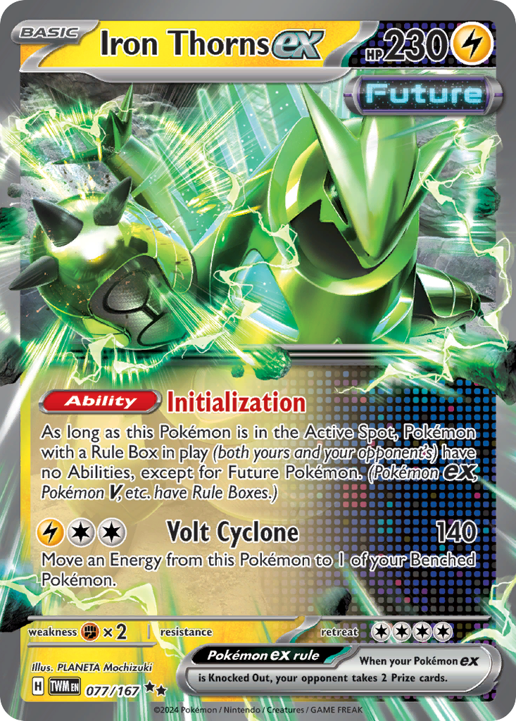 Iron Thorns ex - 077/167 - SV06: Twilight Masquerade (Double rare) — SV06: Twilight Masquerade