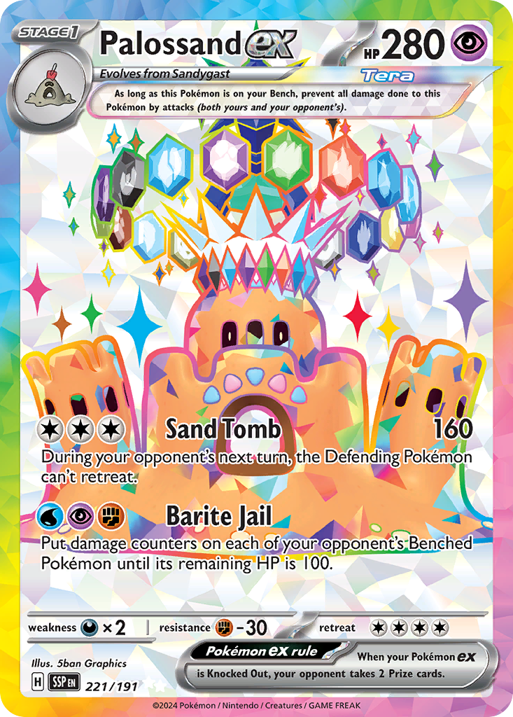 Palossand ex - 221/191 - SV08: Surging Sparks (SV08) — SV08: Surging Sparks