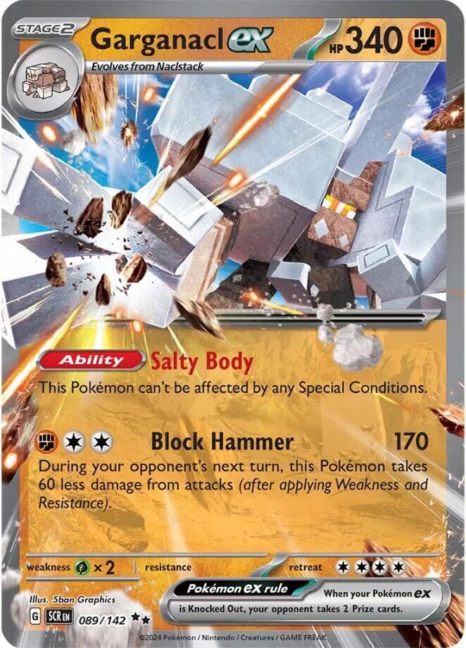 Garganacl ex - 089/142 - SV07: Stellar Crown (Double rare) — SV07: Stellar Crown