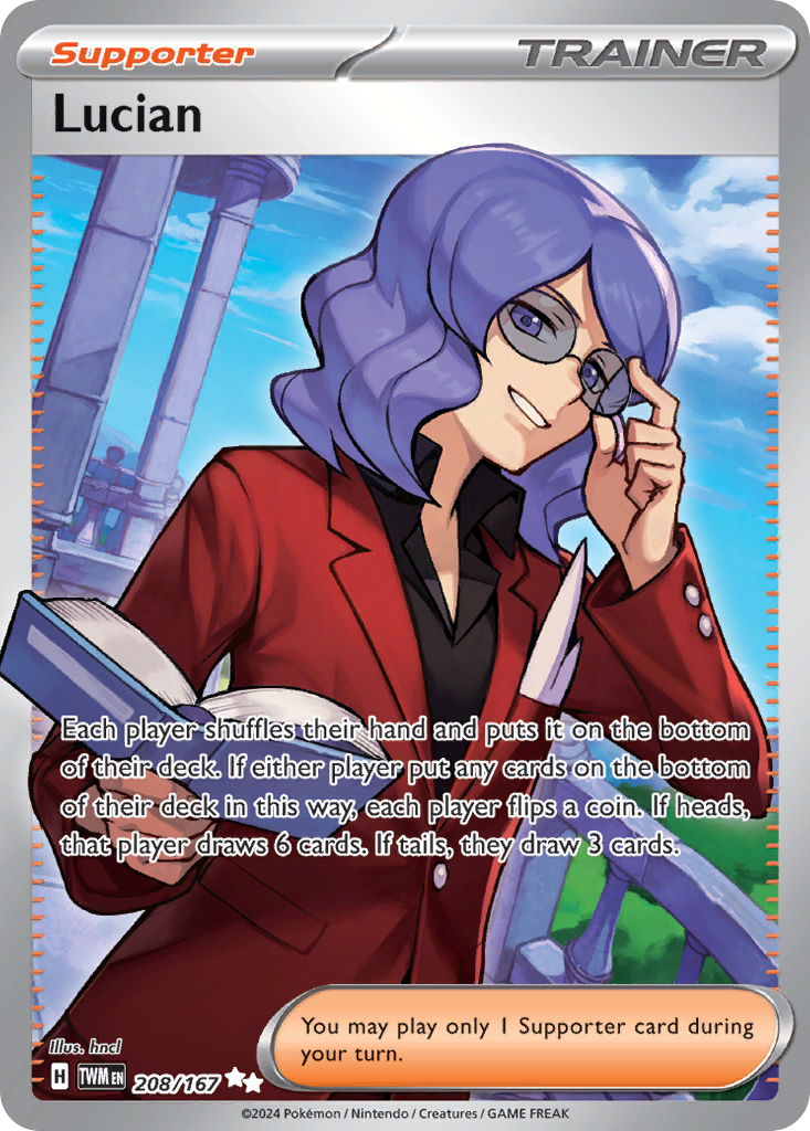 Lucian - 208/167 - SV06: Twilight Masquerade (Ultra Rare) — SV06: Twilight Masquerade
