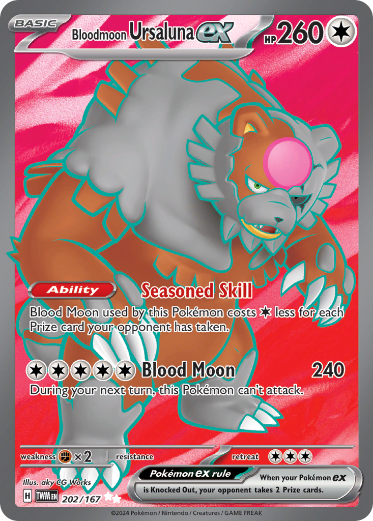 Bloodmoon Ursaluna ex - 202/167 - SV06: Twilight Masquerade (TWM) — SV06: Twilight Masquerade
