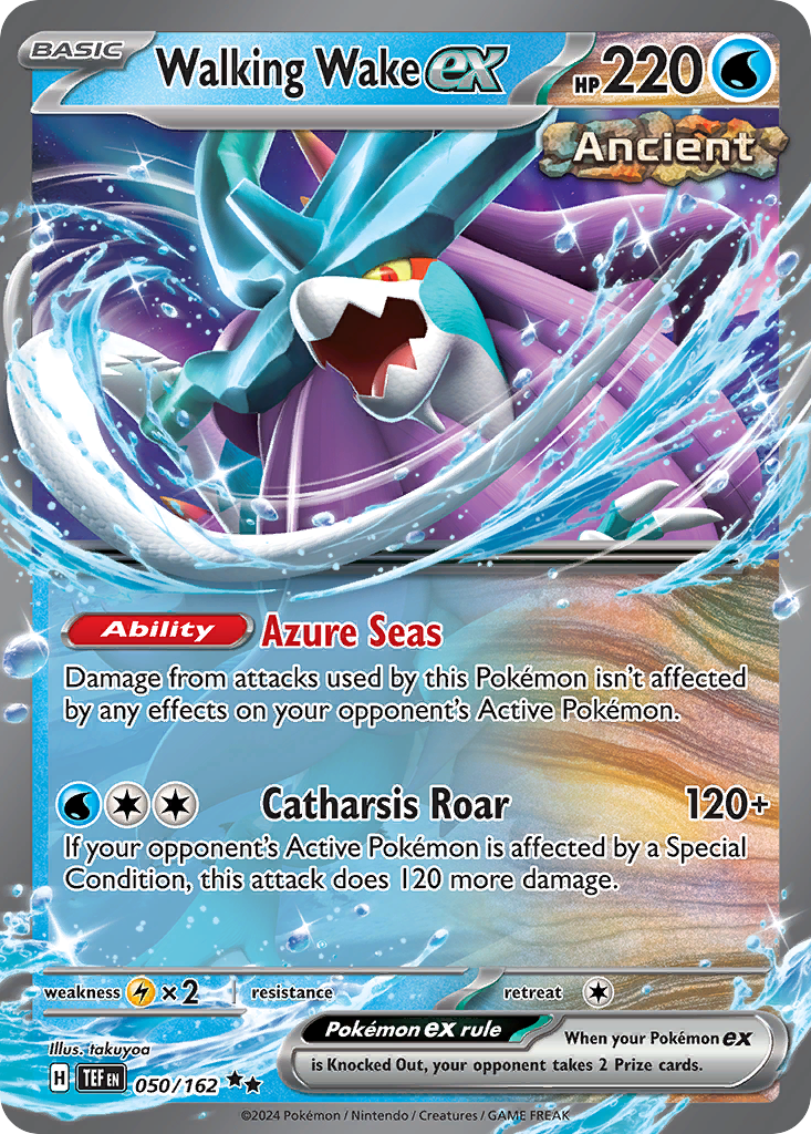 Walking Wake ex - 050/162 - SV05: Temporal Forces (Double rare) — SV05: Temporal Forces