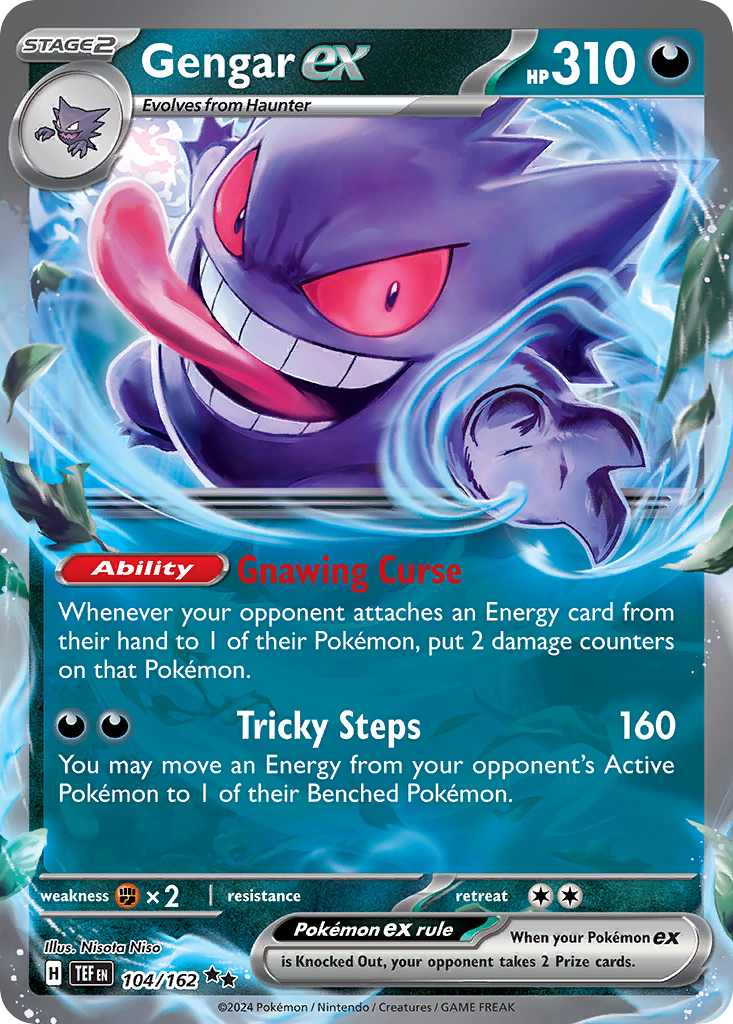 Gengar ex - 104/162 - SV05: Temporal Forces (Double rare) — SV05: Temporal Forces