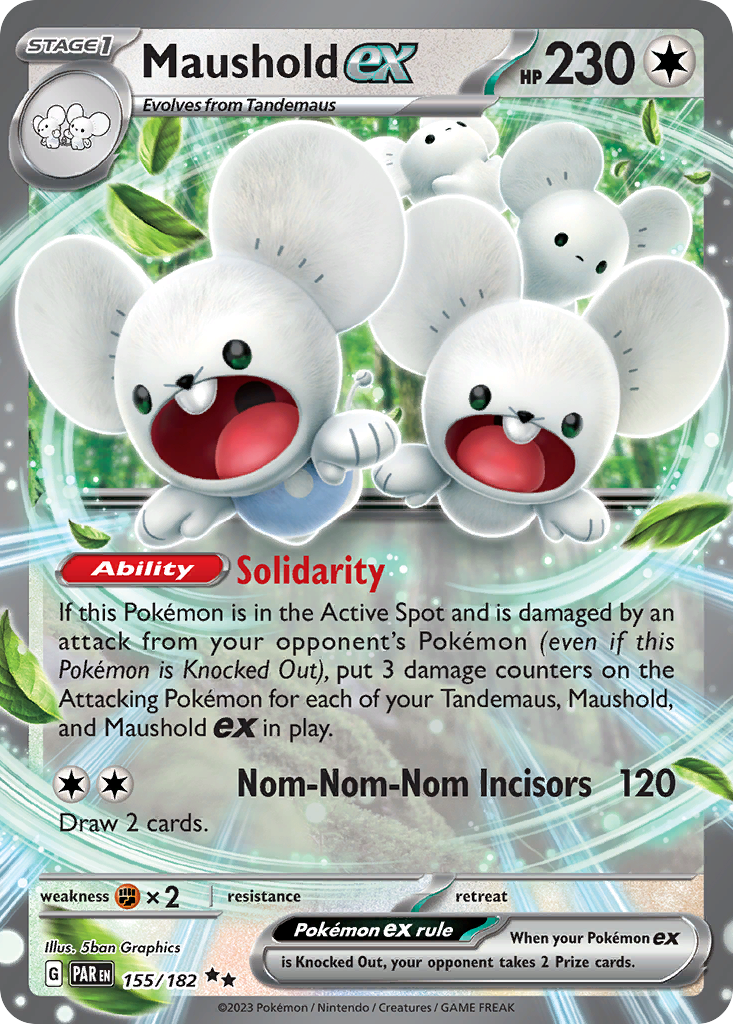 Maushold ex - 155/182 - SV04: Paradox Rift (Double rare) — SV04: Paradox Rift