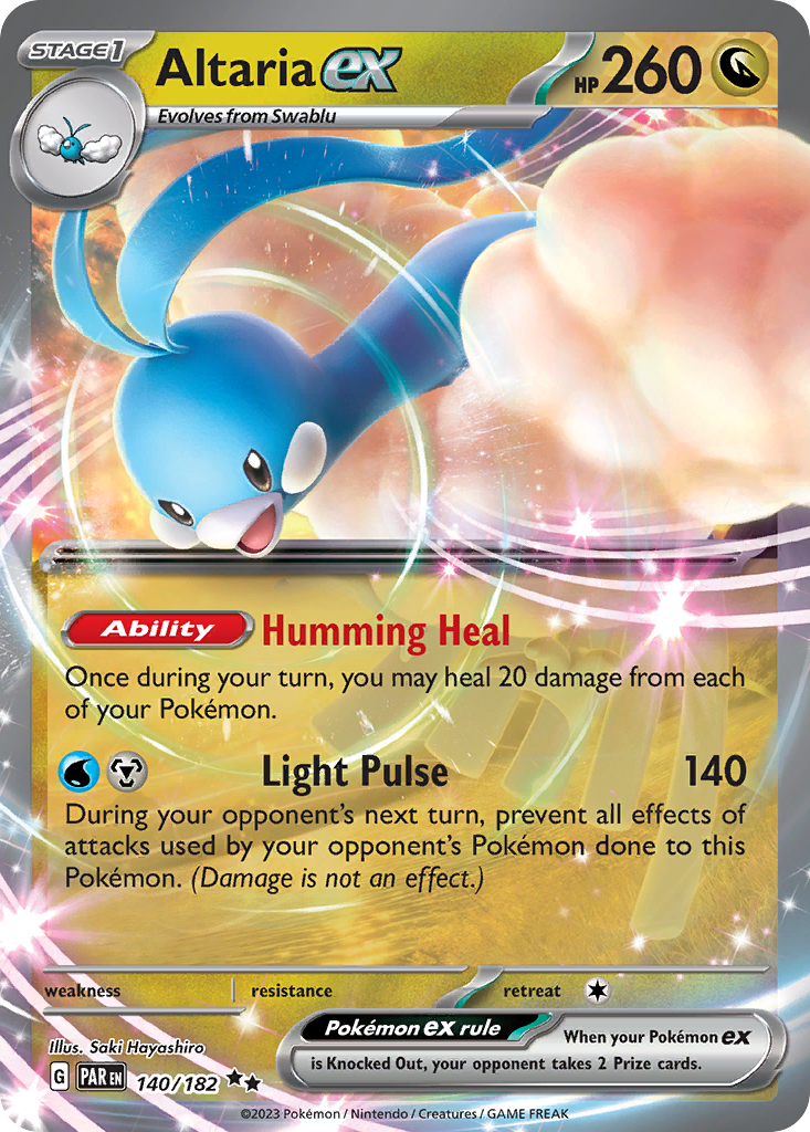 Altaria ex - 140/182 - SV04: Paradox Rift (Double rare) — SV04: Paradox Rift