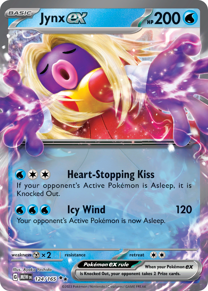 Jynx ex - 124/165 - SV03.5: 151 (Double rare) — SV: Scarlet & Violet 151