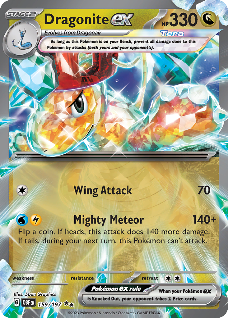 Dragonite ex - SV03: Obsidian Flames (OBF) — SV03: Obsidian Flames