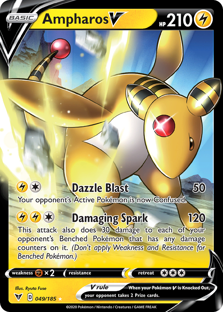 Ampharos V - SWSH04: Vivid Voltage (SWSH04) — SWSH04: Vivid Voltage