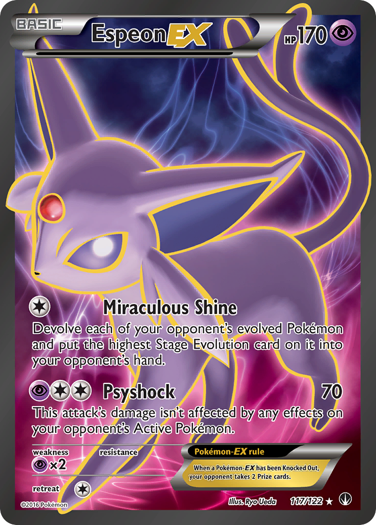 Espeon EX (Full Art) - XY - BREAKpoint (BKP) — Breakpoint
