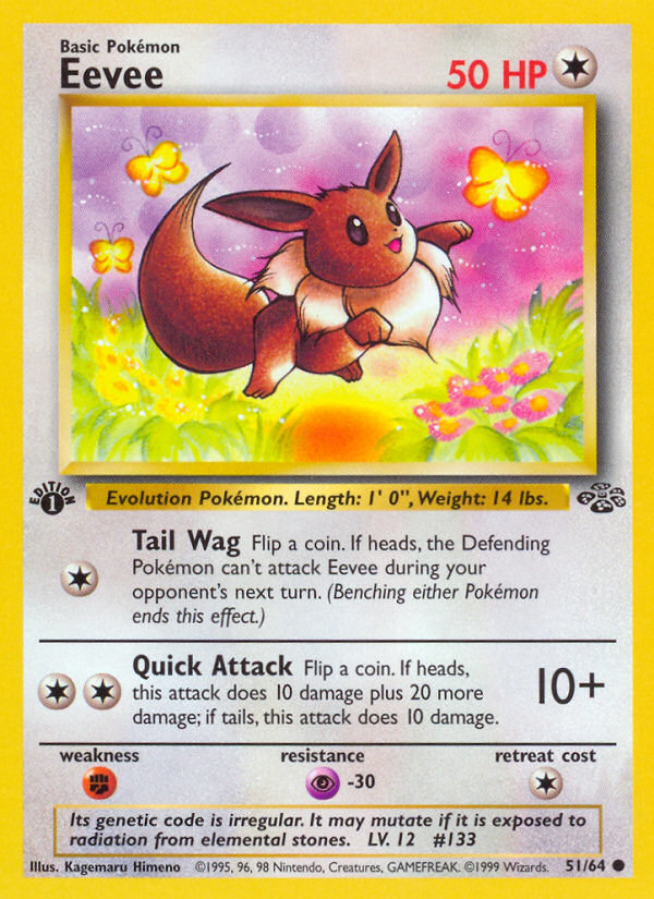 Eevee - Jungle (JU) 1ST EDITION — Jungle