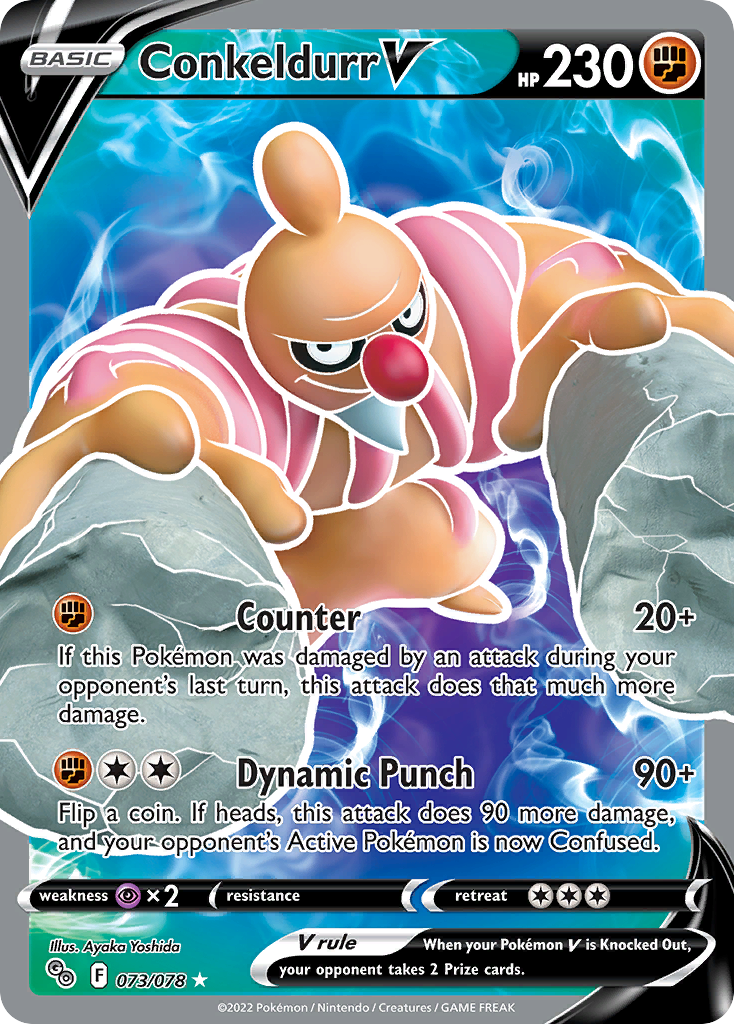 Conkeldurr V (Full Art) - Pokemon GO (PGO) — Pokemon GO