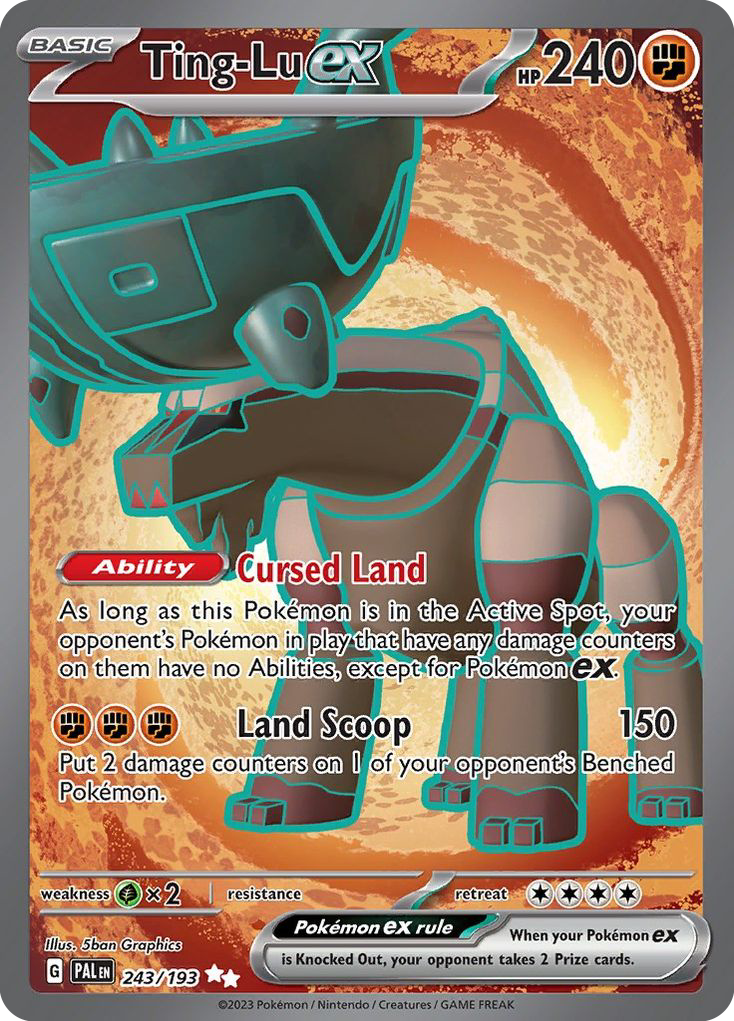 Ting-Lu ex - 243/193 - SV02: Paldea Evolved (Ultra Rare) — SV02: Paldea Evolved