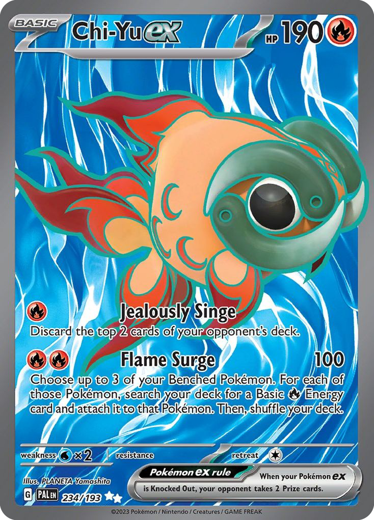 Chi-Yu ex - 234/193 - SV02: Paldea Evolved (Ultra Rare) — SV02: Paldea Evolved