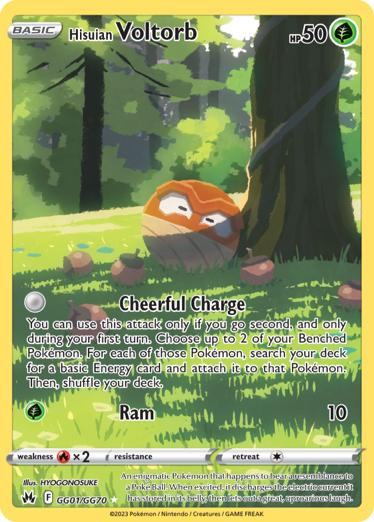 Hisuian Voltorb - Crown Zenith: Galarian Gallery (CRZ:GG) — Crown Zenith
