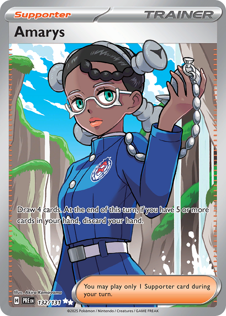 Amarys - 132/131 - SV08.5: Prismatic Evolutions (Ultra Rare) — SV: Prismatic Evolutions