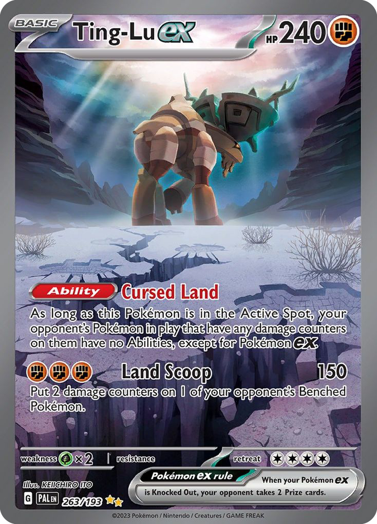 Ting-Lu ex - 263/193 - SV02: Paldea Evolved (Special illustration rare) — SV02: Paldea Evolved