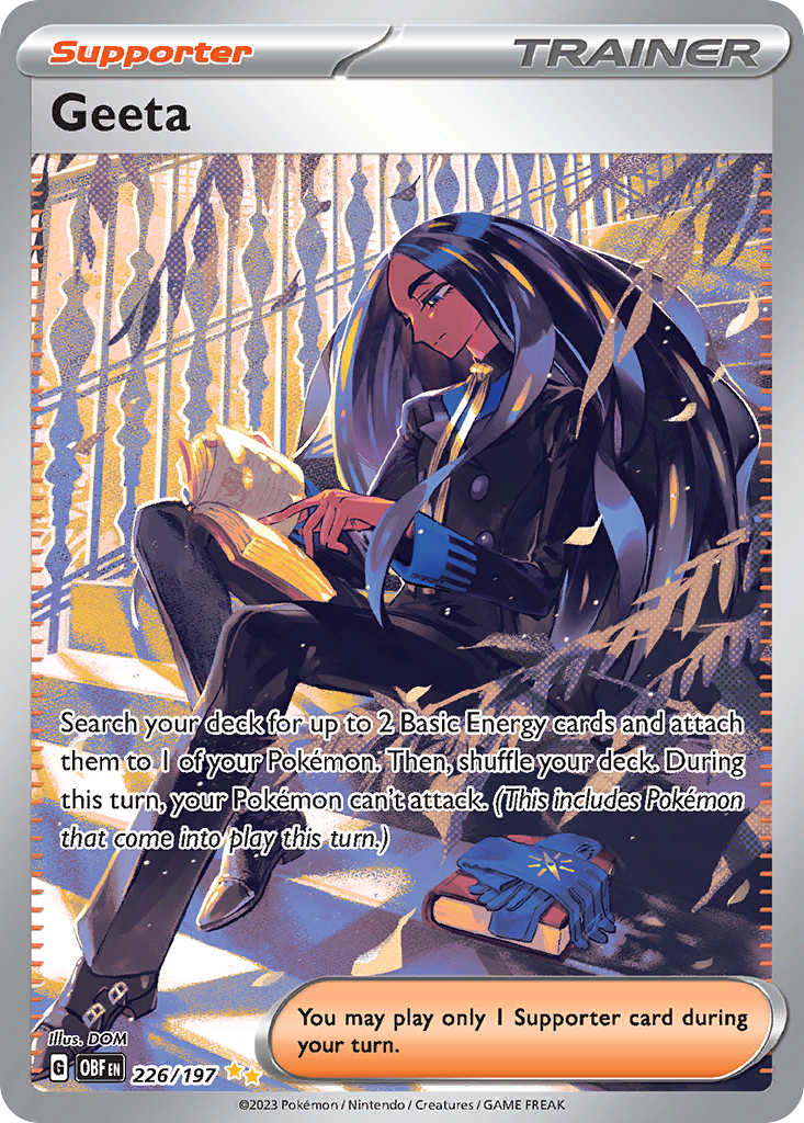 Geeta - 226/197 - SV03: Obsidian Flames (Special illustration rare) — SV03: Obsidian Flames