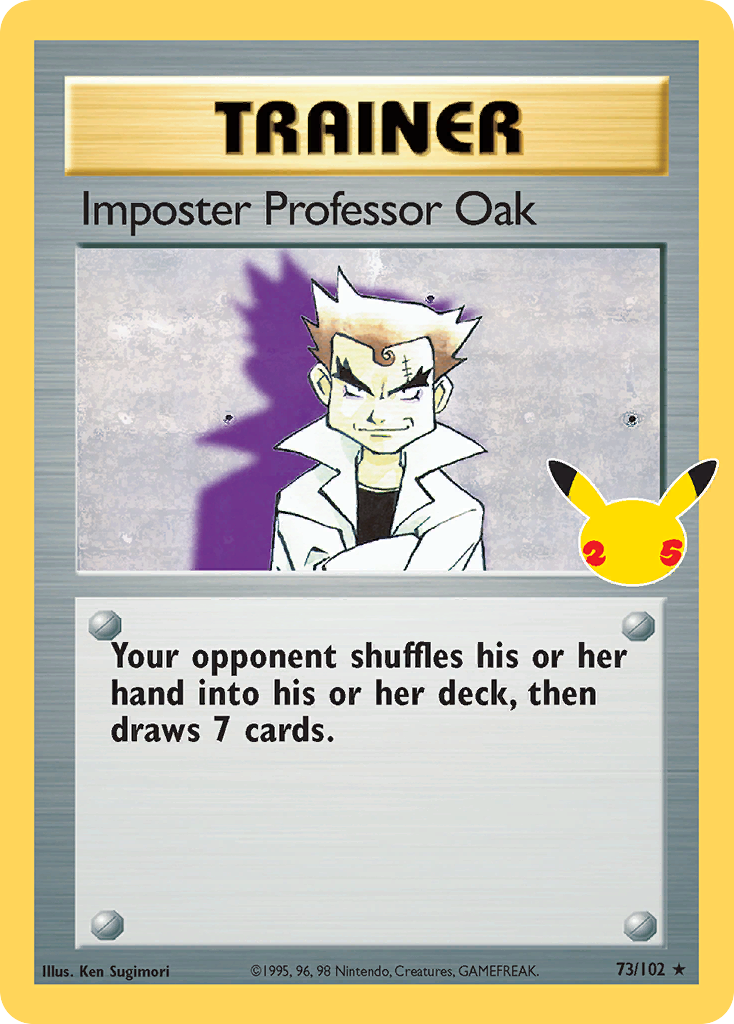 Imposter Professor Oak - Celebrations: Classic Collection (CCC) — Celebrations