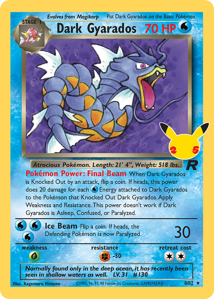 Dark Gyarados - Celebrations: Classic Collection (CCC) — Celebrations