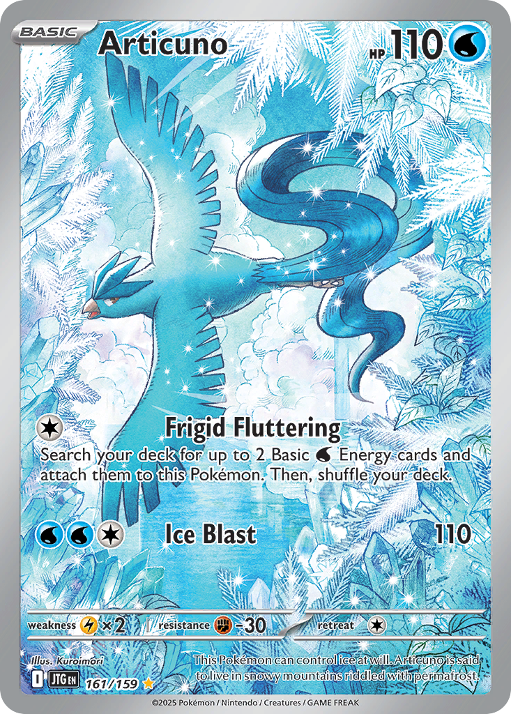 Articuno - 161/159 - SV09: Journey Together (Illustration rare) — 
