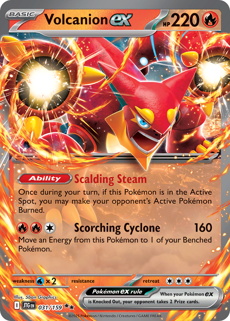 Volcanion ex - 031/159 - SV09: Journey Together (Double rare) — SV09: Journey Together
