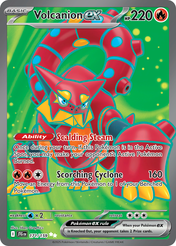 Volcanion ex - 171/159 - SV09: Journey Together (Ultra Rare) — SV09: Journey Together