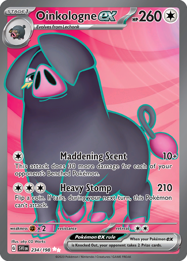 Oinkologne ex - 234/198 - SV01: Scarlet & Violet (Ultra Rare) — SV01: Scarlet & Violet Base Set