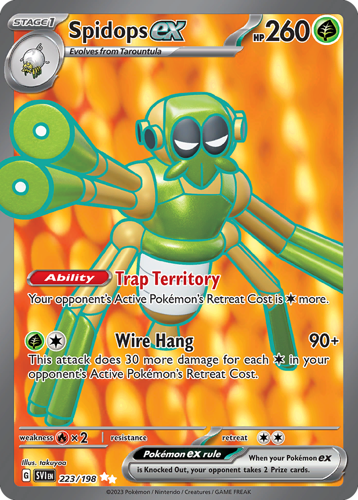 Spidops ex - 223/198 - SV01: Scarlet & Violet (Ultra Rare) — SV01: Scarlet & Violet Base Set