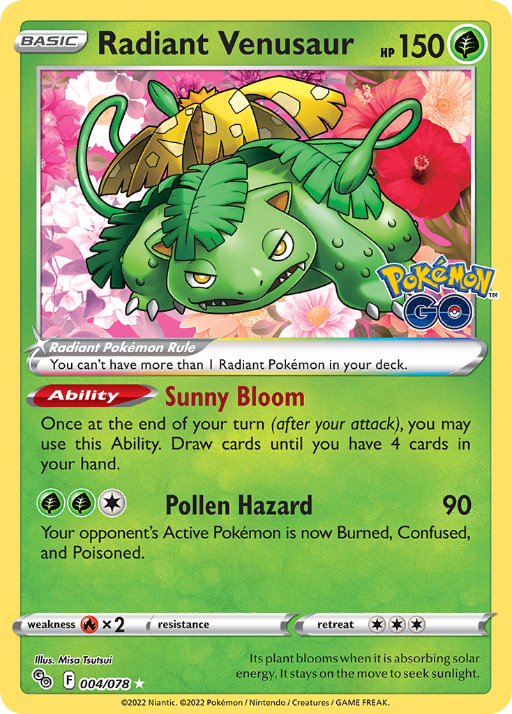 Radiant Venusaur - Pokemon GO (PGO) — Pokemon GO
