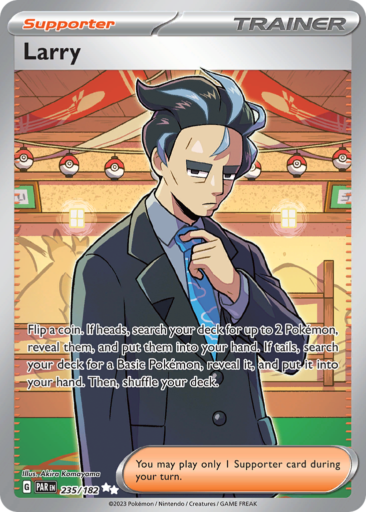 Larry - 235/182 - SV04: Paradox Rift (Ultra Rare) — SV04: Paradox Rift
