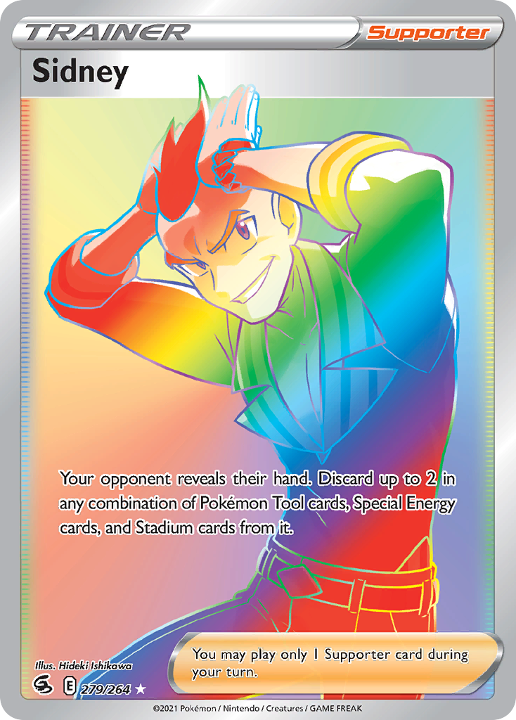 Sidney - 279/264 - SWSH8: Fusion Strike (Secret Rare) — SWSH08: Fusion Strike
