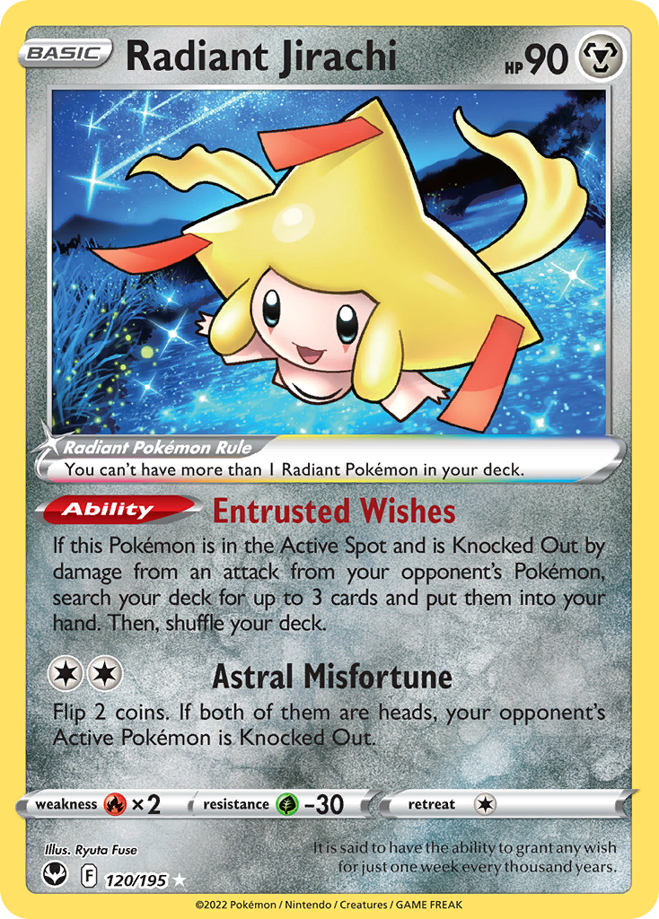 Radiant Jirachi - SWSH12: Silver Tempest (SWSH12) — SWSH12: Silver Tempest