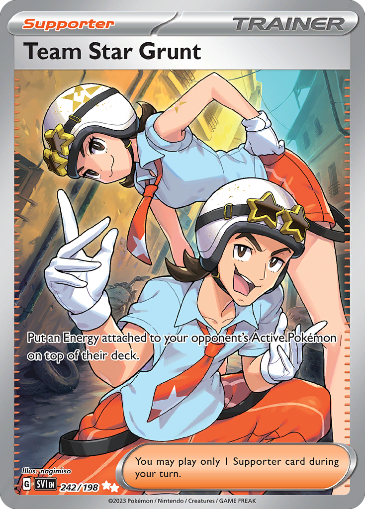 Team Star Grunt - 242/198 - SV01: Scarlet & Violet (Ultra Rare) — SV01: Scarlet & Violet Base Set
