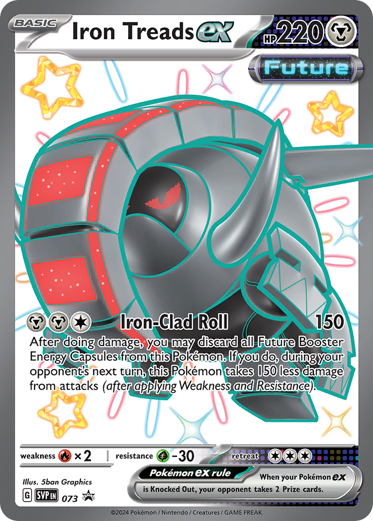 Iron Treads ex - 073/0 - SVP: SVP Black Star Promos (None) — SV: Scarlet & Violet Promo Cards