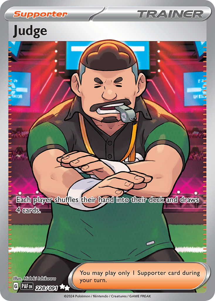 Judge - 228/91 - SV04.5: Paldean Fates (Ultra Rare) — SV: Paldean Fates