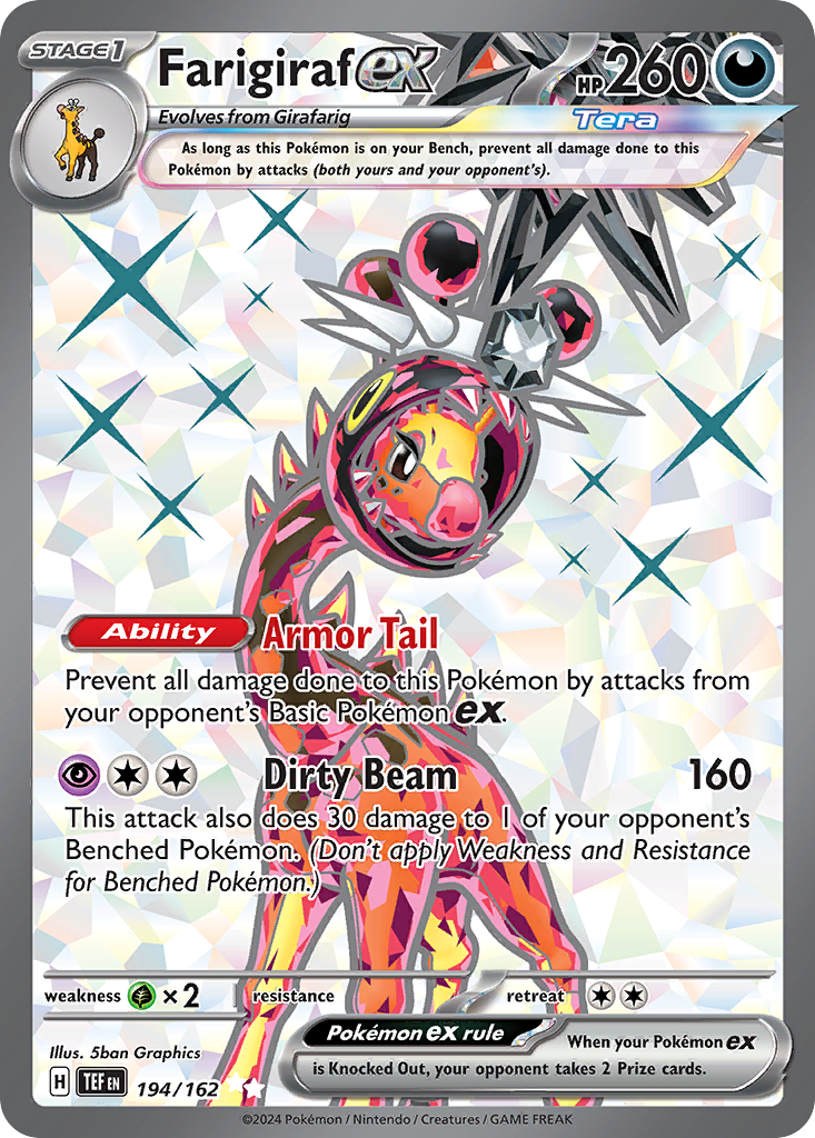 Farigiraf ex - 194/162 - SV05: Temporal Forces (Ultra Rare) — SV05: Temporal Forces
