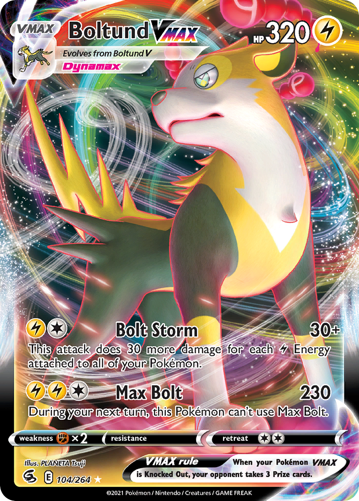 Boltund VMAX - SWSH08: Fusion Strike (SWSH08) — SWSH08: Fusion Strike