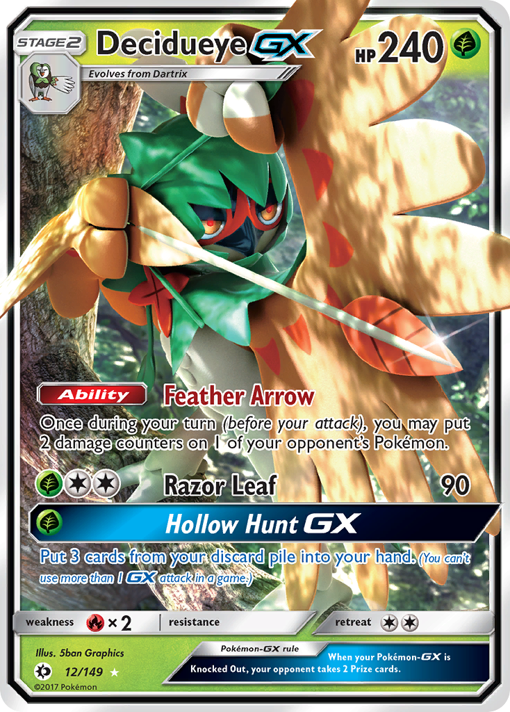 Decidueye GX - SM Base Set (SM01) — SM Base Set