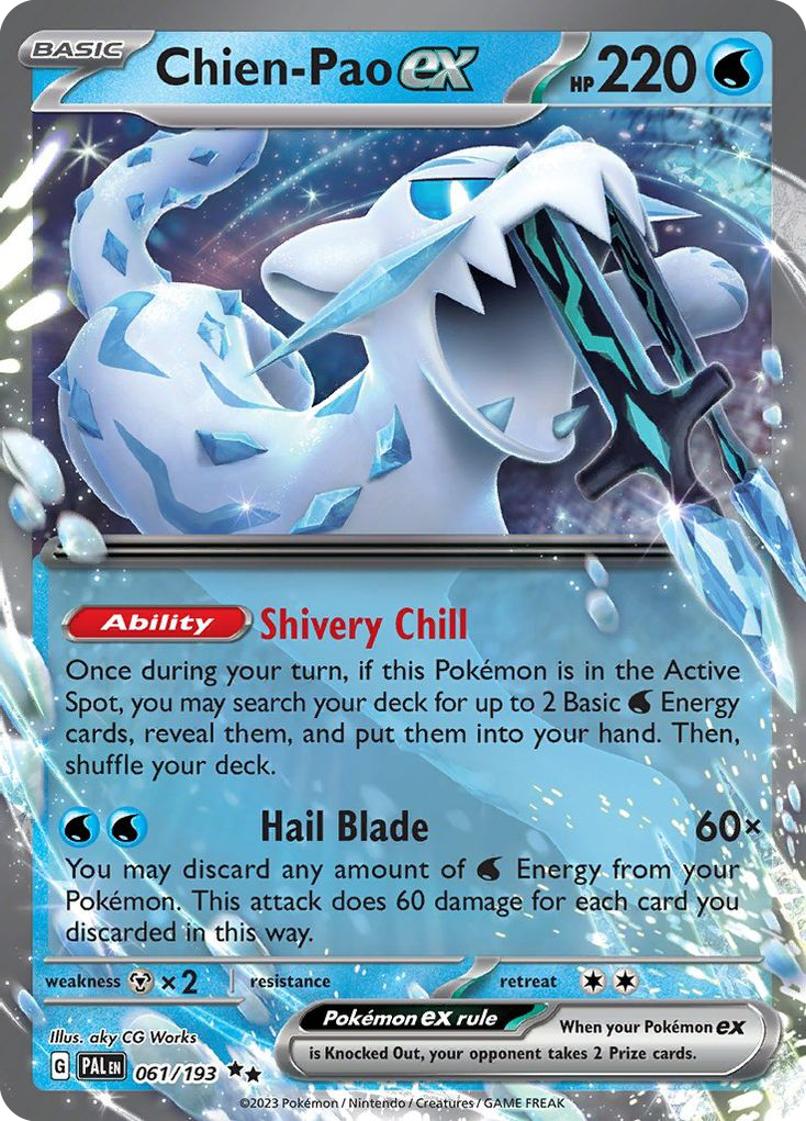 Chien-Pao ex - 061/193 - SV02: Paldea Evolved (PAL) — SV02: Paldea Evolved
