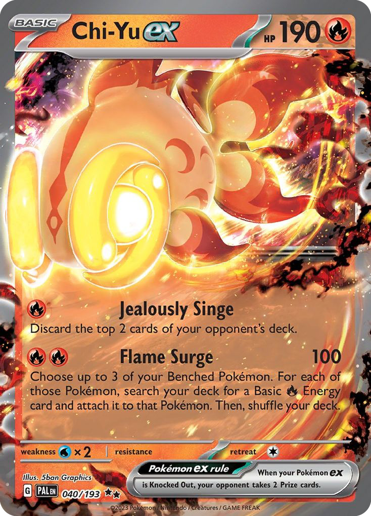 Chi-Yu ex - 040/193 - SV02: Paldea Evolved (Double rare) — SV02: Paldea Evolved