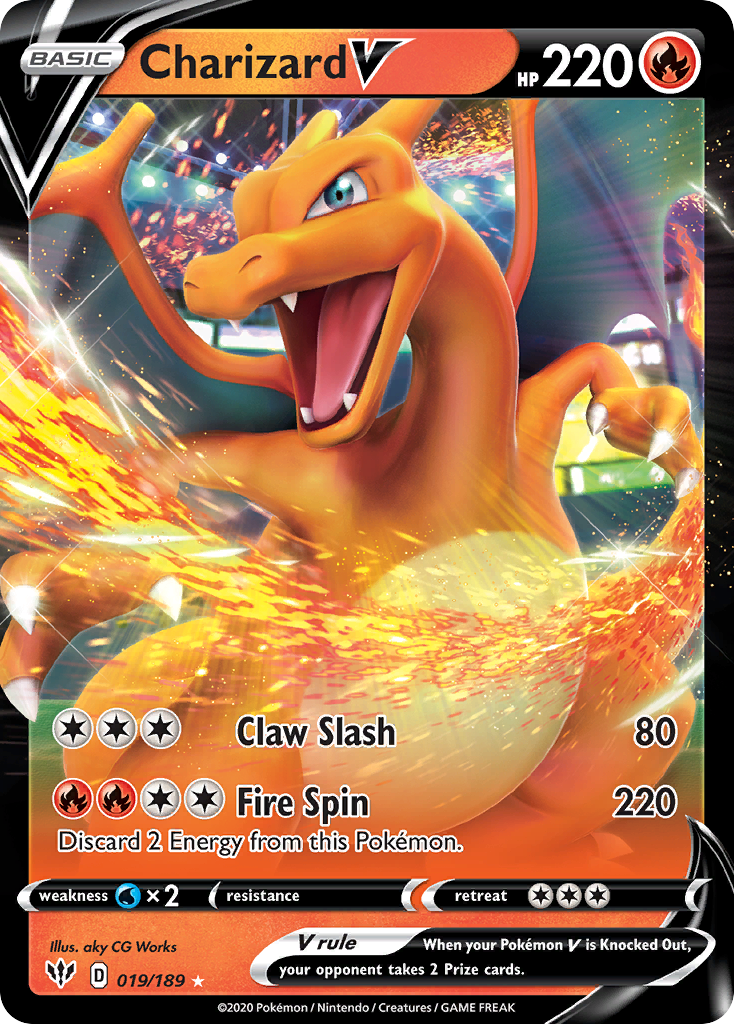 Charizard V - SWSH03: Darkness Ablaze (SWSH03) — SWSH03: Darkness Ablaze